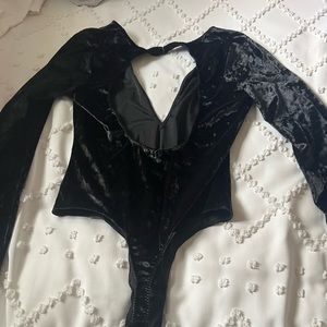 Black Victoria secret bodysuit
